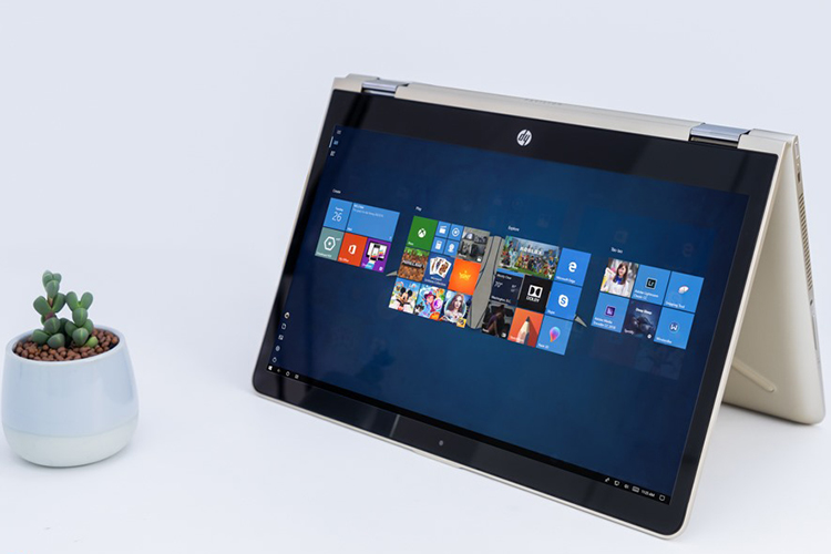 Laptop HP Pavilion x360 14-ba129TU 3MR85PA Core i5-8250U/Win10 (14 inch) (Gold) - Hàng Chính Hãng