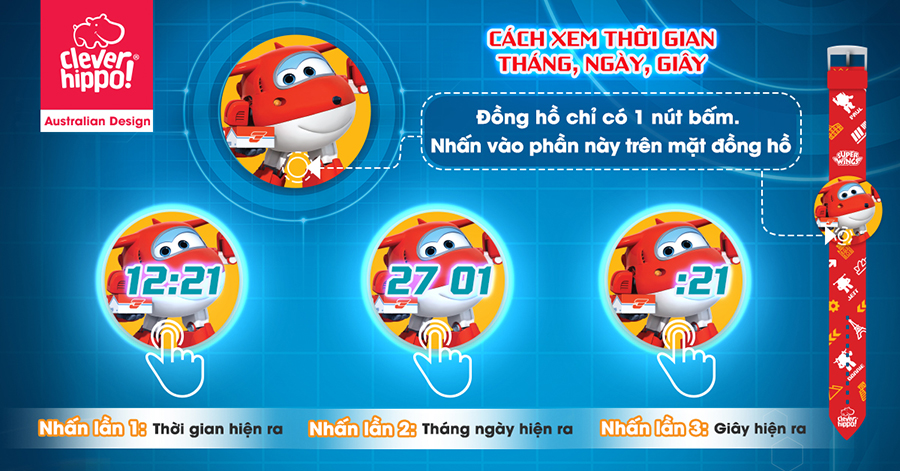 Đồng Hồ Điện Tử Fairy Queen Clever Hippo WA0250