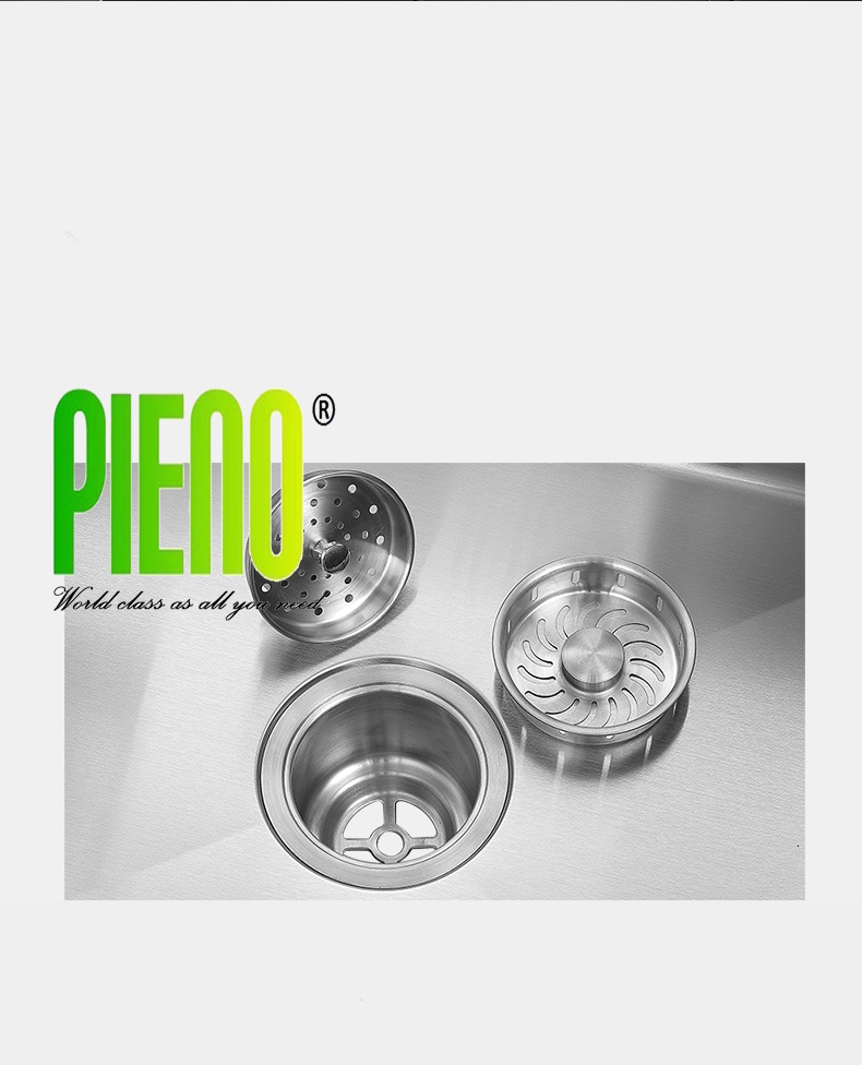 Chậu rửa bát hai hố cân PIENO P8245Csimple inox sus 304