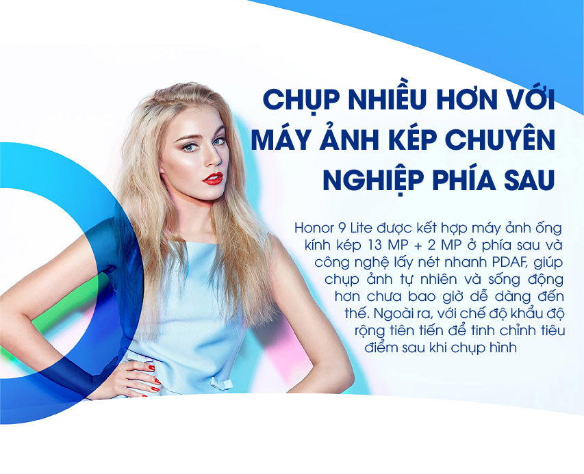 Điện Thoại Honor 9 Lite 32GB/3GB 4 Camera, 5.65" FHD+ - Hàng Chính Hãng