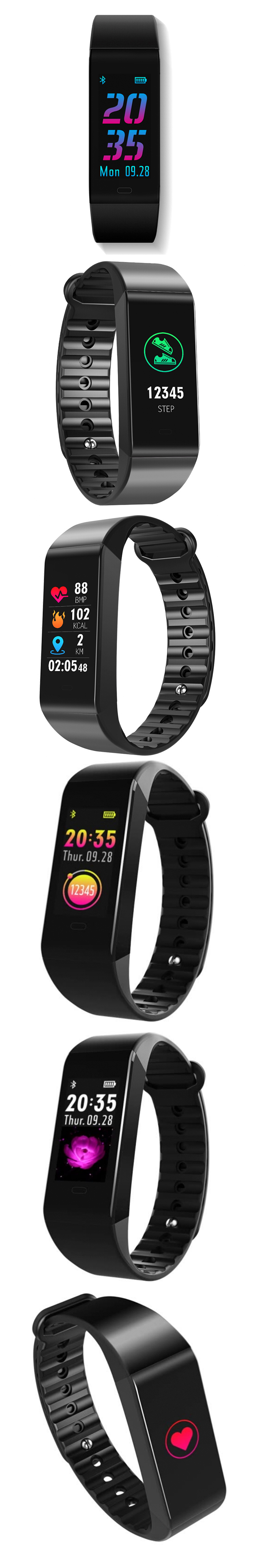 Vòng Đeo Tay Thông Minh Màn Hình Cảm Ứng Lớn Chống Nước Giúp Kiểm Tra Nhịp Tim, Nhắc Thông Tin Và Cuộc Gọi Dành Cho Cả Nam Và Nữ Wei Dongbei W6S - Màu Đen