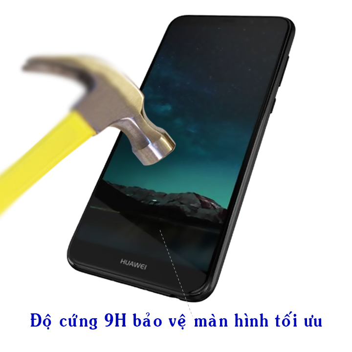 Kính Cường Lực 5D Full Màn Hình Cho Huawei Nova 2i - Màu Đen