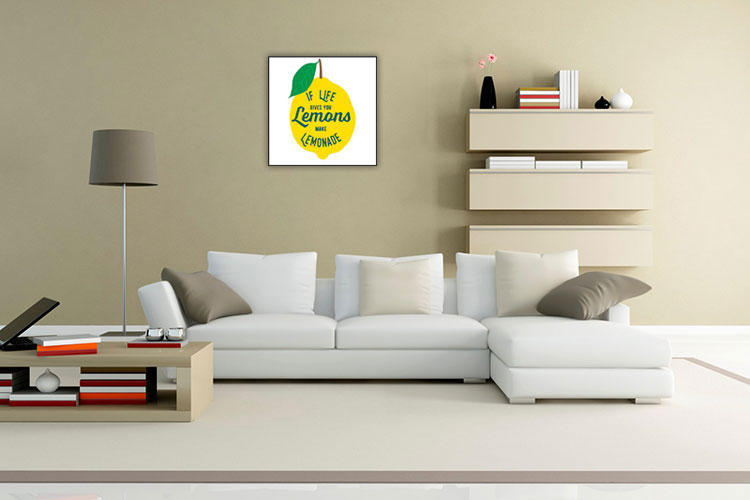 Tranh Trang Trí If Life Gives You Lemons
