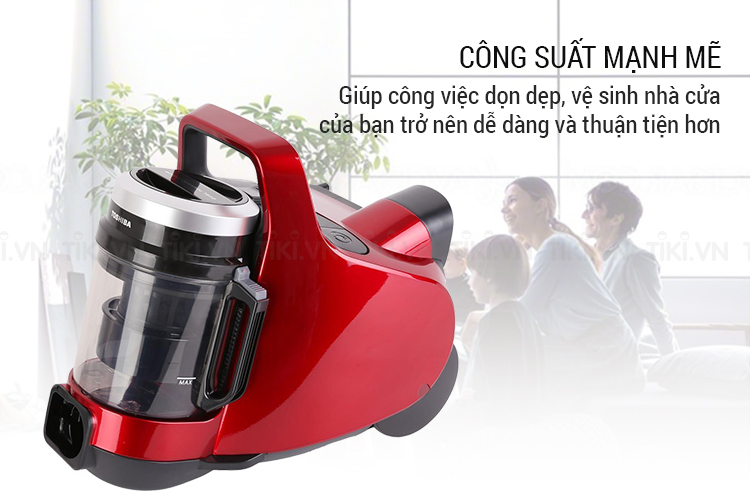 Máy Hút Bụi Toshiba VC-GC33CPV (950W) - Đỏ