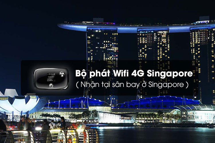 Thuê Bộ Phát Wifi 4G Singapore 2 Ngày