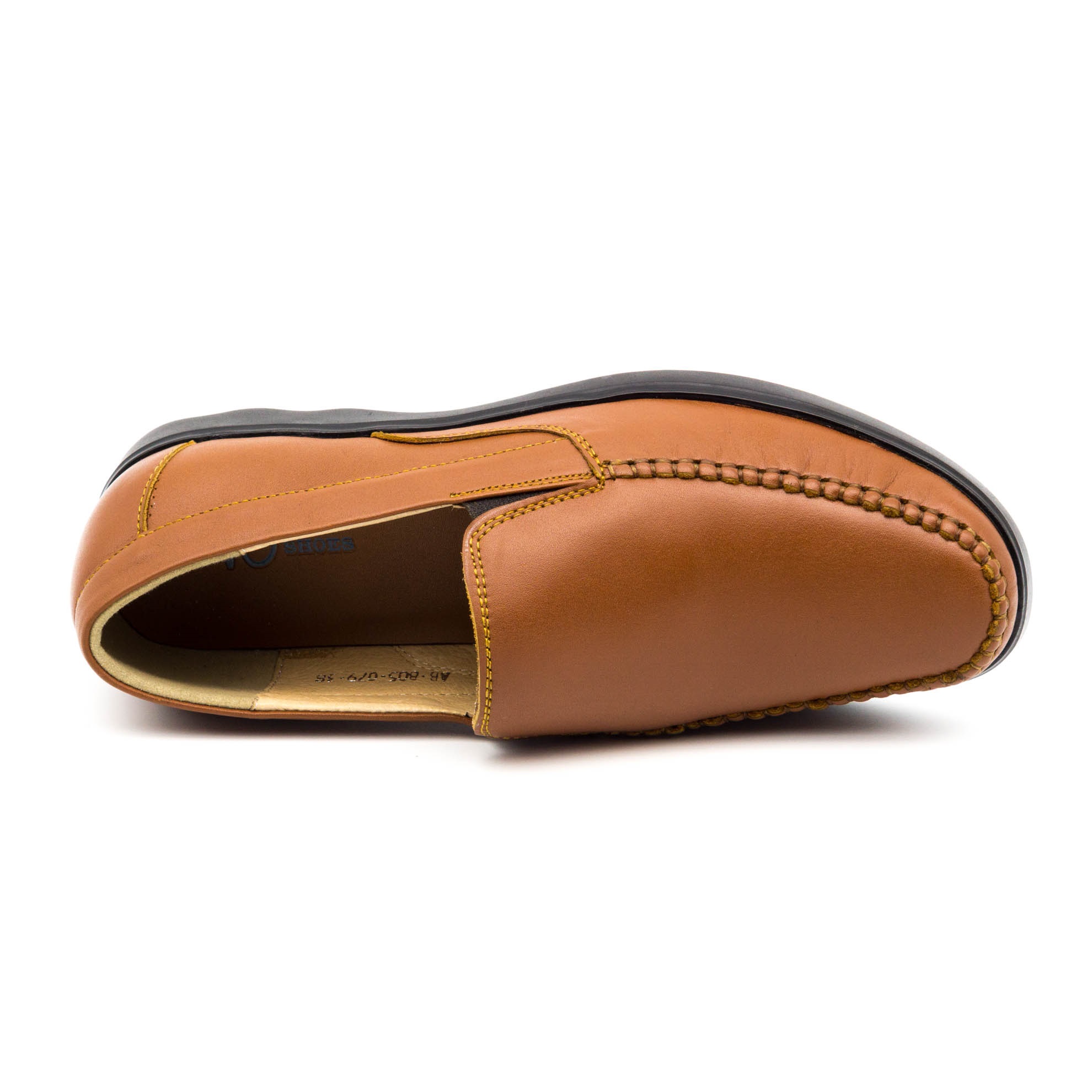  Giày mọi da bò thật màu vàng bò đẳng cấp VO Shoes_AB805