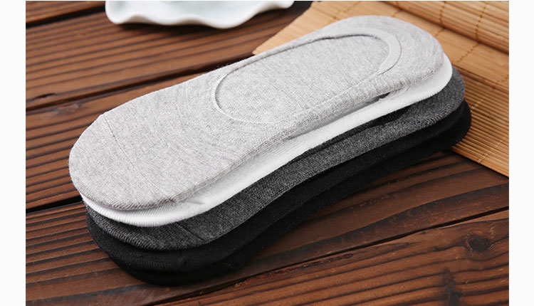 Antarctic (Nanjiren) 5 pairs of men's socks men's sports boat socks leisure solid color socks male spring and summer new mesh breathable shallow mouth stealth socks are code