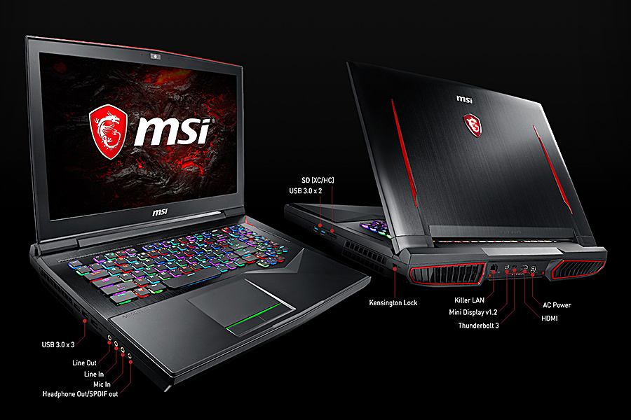 Laptop MSI GT75VR 7RF-094XVN Titan Pro Core i7-7820HK/Dos (17.3 inch) - Hàng Chính Hãng