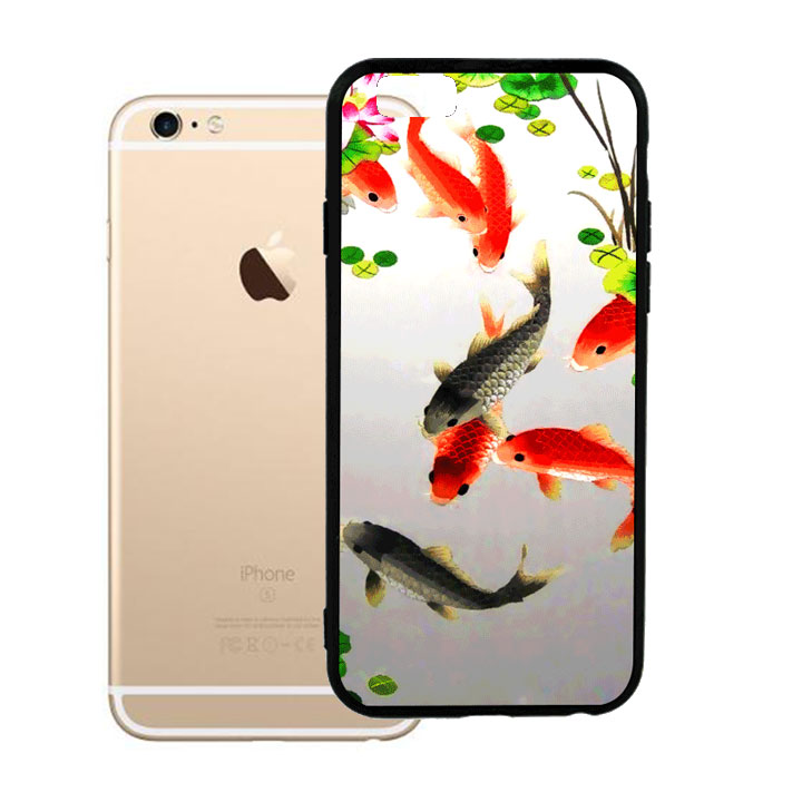 Ốp lưng viền TPU cao cấp cho Iphone 6 Plus - Fishes 03