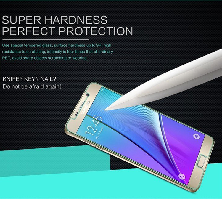 Miếng Dán Cường Lực Samsung Galaxy Note 5 Độ Cứng 9H Nillkin - Hàng Chính Hãng