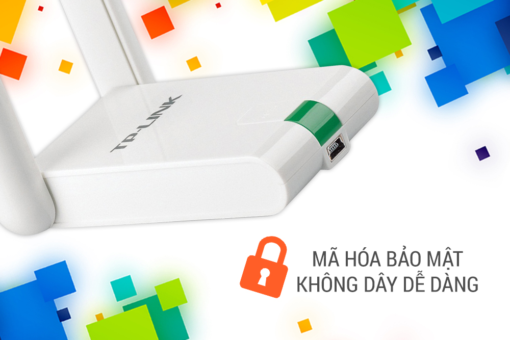 TP-Link TL-WN822N - USB Wifi (high gain) chuẩn N tốc độ 300Mbps