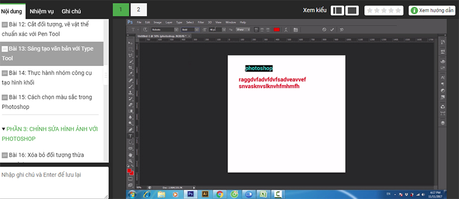 Khóa Học Photoshop CS6 Cho Người Mới Bắt Đầu KYNA TK19