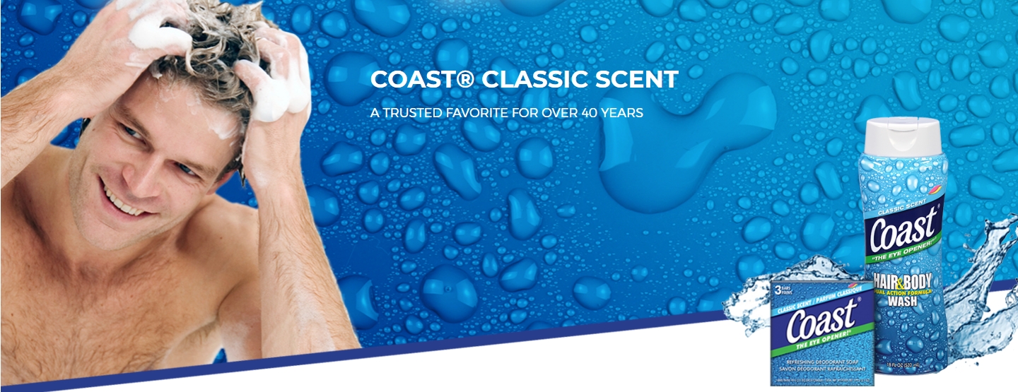 Sữa tắm gội Coast Classic Scent dành cho nam 532 ml