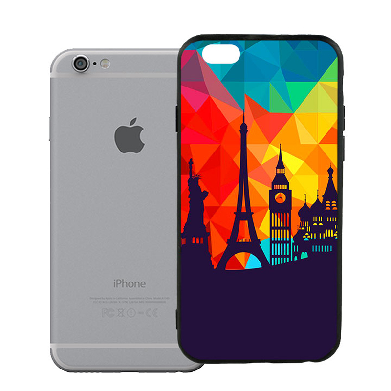 Ốp Lưng Viền TPU Cho iPhone 6 / 6S - Travelling