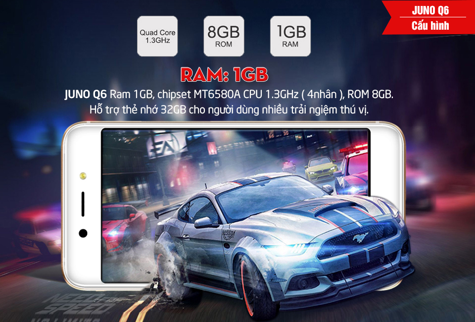 Điện thoại Masstel Juno S6