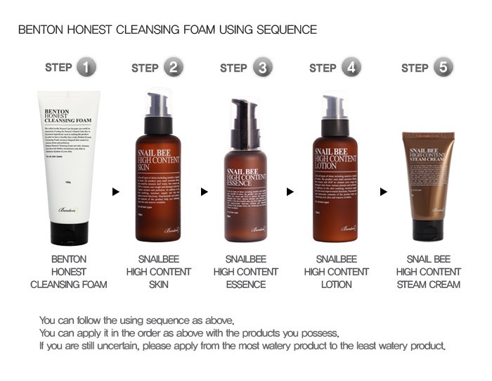 Bộ sản phẩm dưỡng da trị mụn Benton Snail Bee High Content (Toner, Essence, Lotion, Cream, Masks)