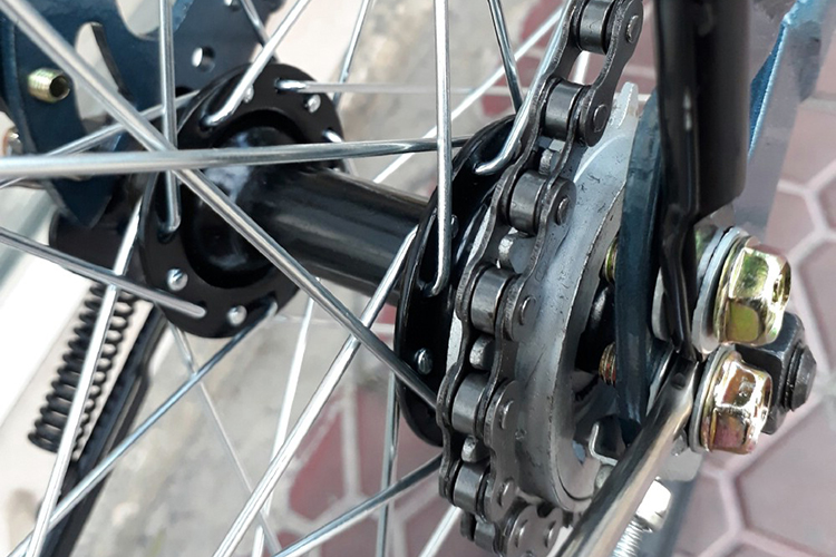 Xe Đạp Gấp LIFE 1.0 2018 (Xám Đen Phối Vàng)