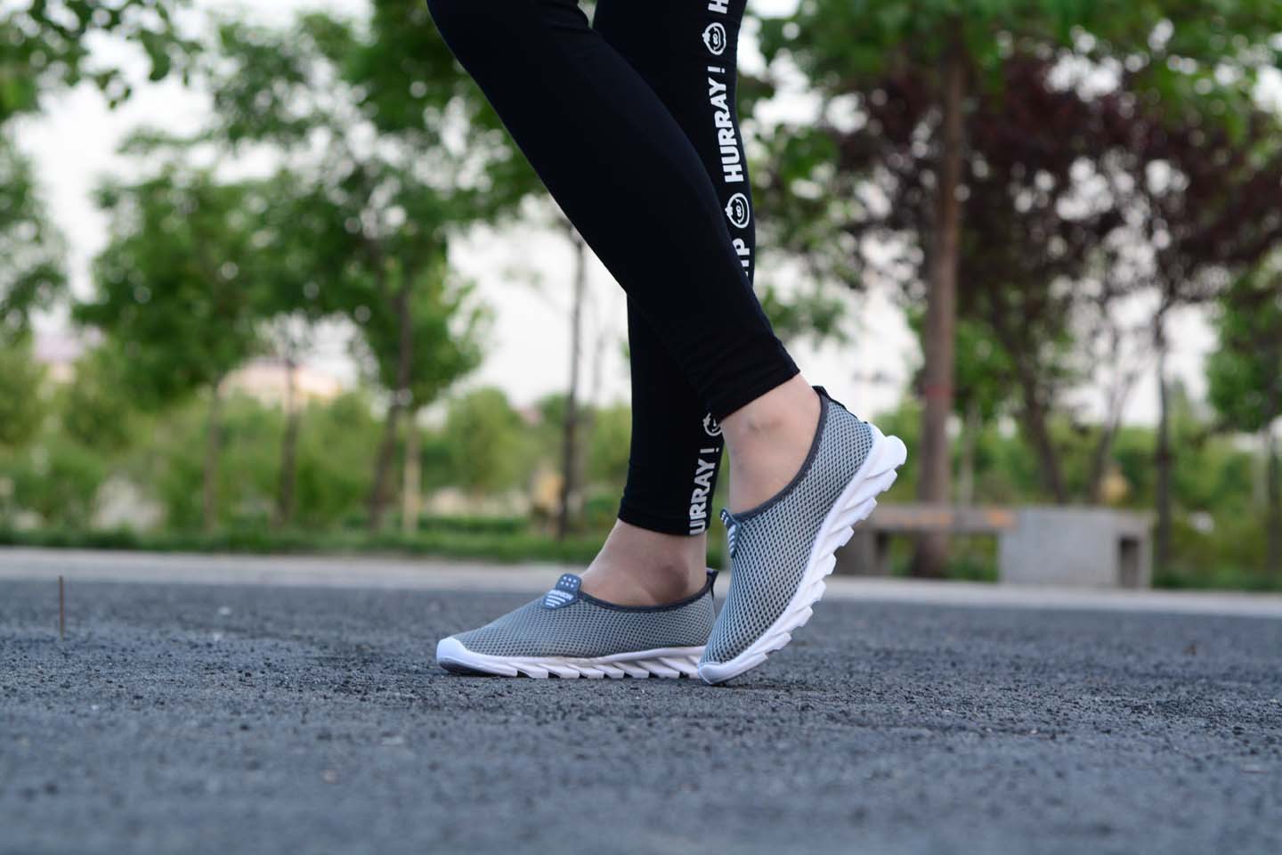 Giày slip on lưới nữ glk157