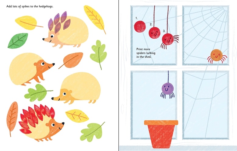 Usborne rubber stamp activities garden