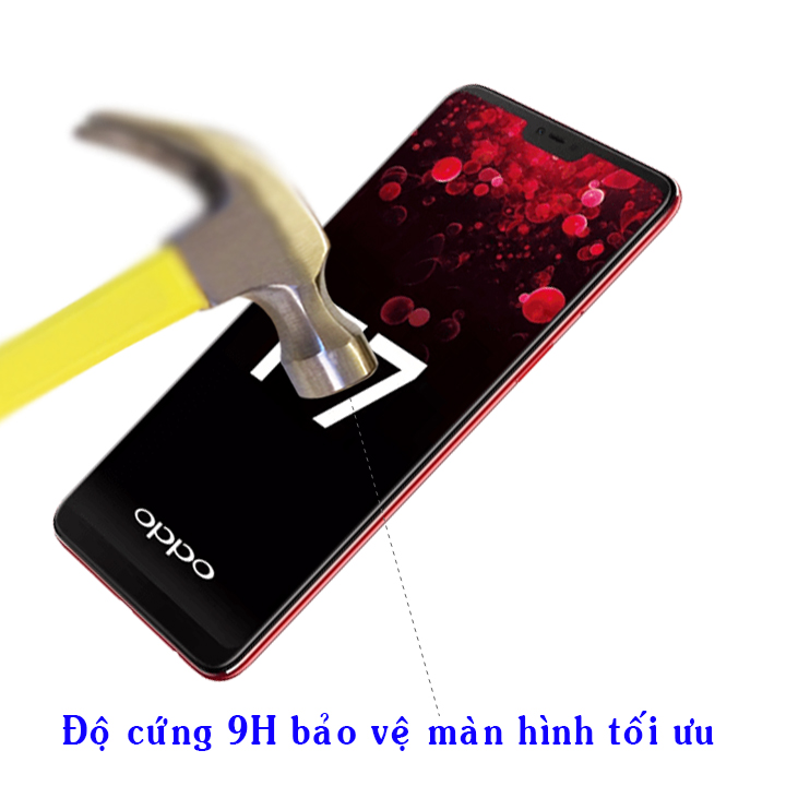 Kính Cường Lực 5D Full Màn Hình Cho Oppo F7 - Màu Đen