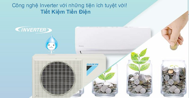Điều Hòa Inverter Daikin FTKQ50SVMV/RKQ50SVMV (18.000Btu)