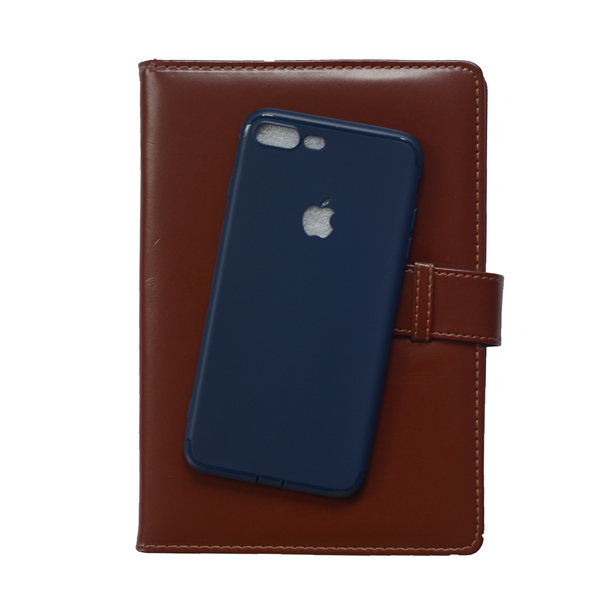Ốp lưng dẻo Fashion Case khoét táo có nút chắn bụi cho iPhone 7 Plus/8 Plus