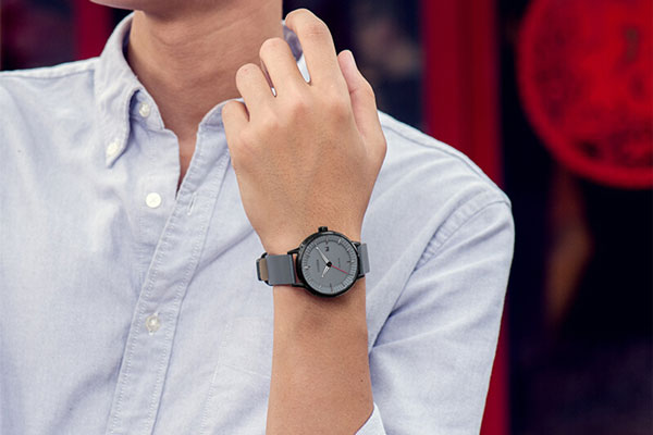 Đồng Hồ Nam Dây Da Citizen BM7375-18H - Xám