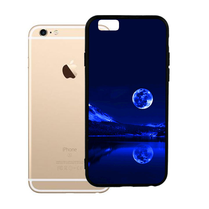 Ốp lưng viền TPU cao cấp cho Iphone 6 Plus - Moon 02