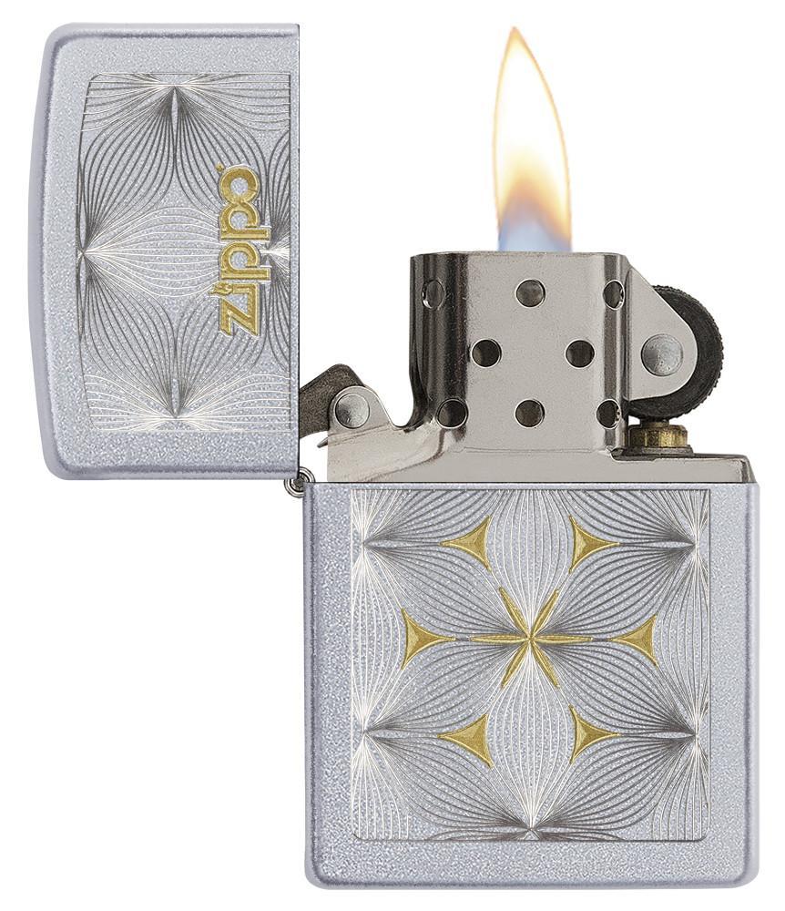 Zippo-Flowers-Satin-Chrome-29411-3