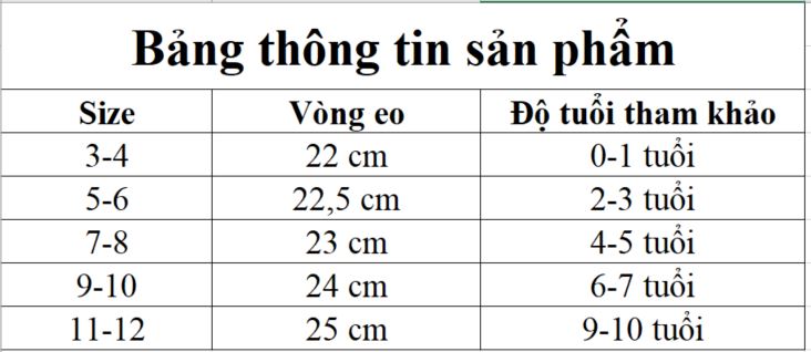 Combo 6 quần chip bé gái ZOBEE TE 8509