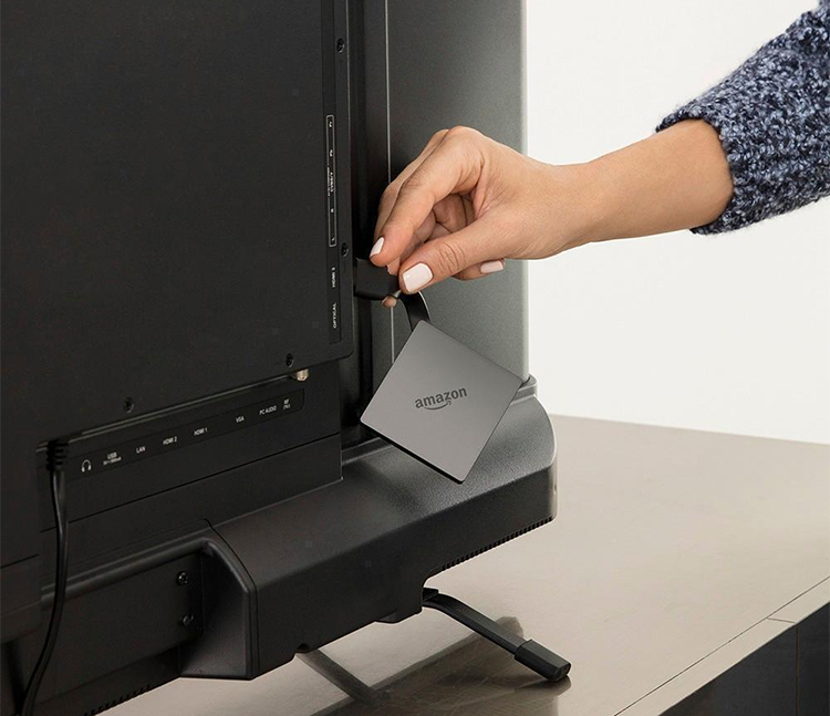 Combo TV BOX NEW AMAZON FIRE 4K ULTRA HD Streamer Và Chuột Bay ALEXA Sealed - Hàng Chính Hãng