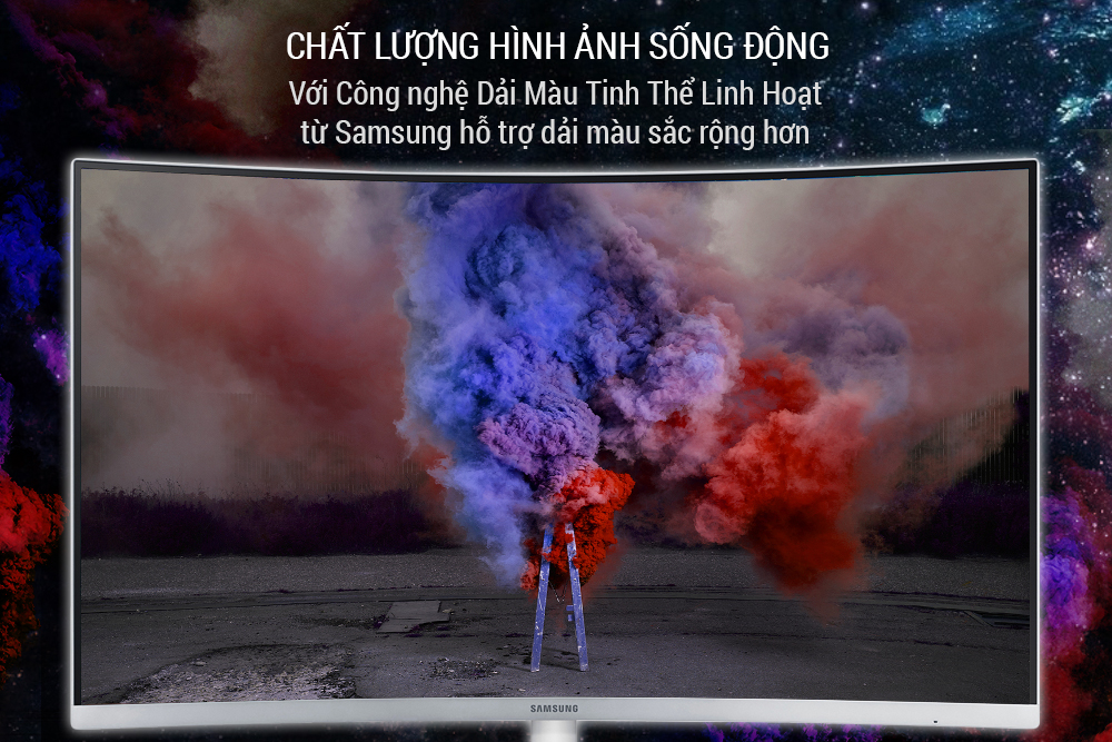 Màn Hình Gaming Cong Samsung LC27F591FDEXXV 27inch FullHD 4ms 60Hz FreeSync VA Speaker - Hàng Chính Hãng