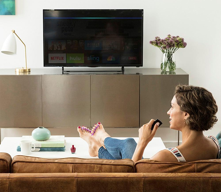 Combo TV BOX NEW AMAZON FIRE 4K ULTRA HD Streamer Và Chuột Bay ALEXA Sealed - Hàng Chính Hãng