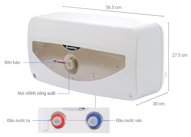Máy Nước Nóng Gián Tiếp Ariston SL 15 2.5 FE - MT (2500W)