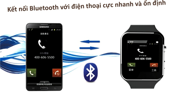 Đồng Hồ Thông Minh Smartwatch Cao Cấp X6 Màn Hình Cong