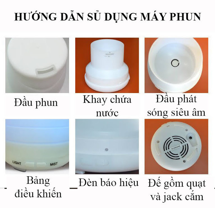 Máy Khuếch Tán Tinh Dầu Hình Trụ Xoắn Ngọc Tuyết - Trắng (120ml)