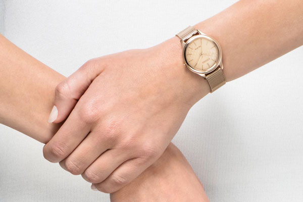 Đồng Hồ Nữ Dây Kim Loại Citizen EM0503-83X - Vàng Hồng