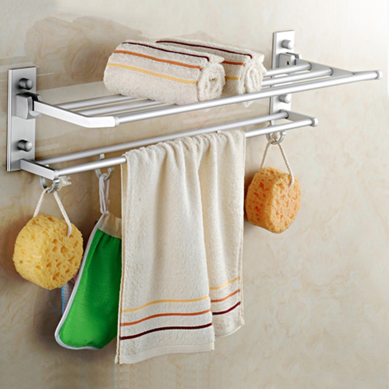 Giá treo khăn tắm 2 tầng đa năng