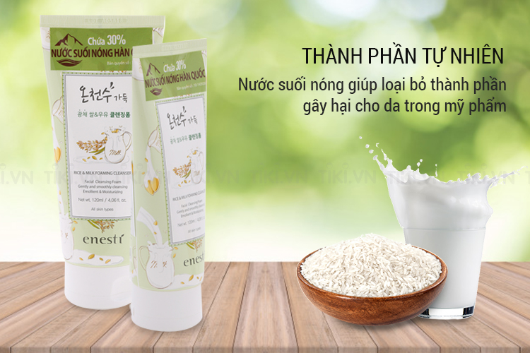 Sữa Rửa Mặt Suansu Enesti Gạo Và Sữa Tươi (120ml)