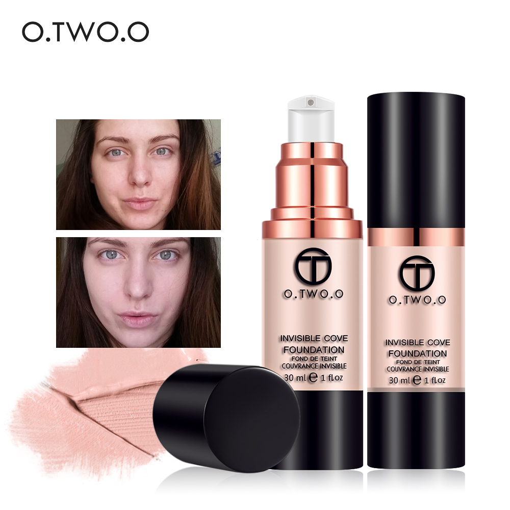 Kem Nền: O.TWO.O Invisible Cove Foundation Black Gold