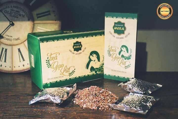 Trà giảm cân gạo lứt hera 14 gói/hộp