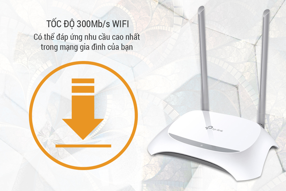 Router Wifi Chuẩn N 300Mbps TP-Link TL-WR840N