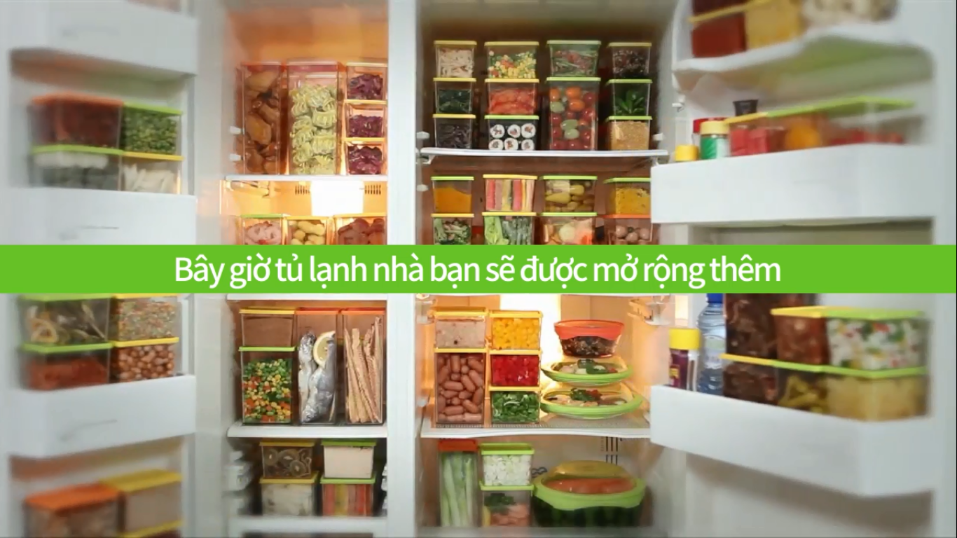 Bộ 17 hộp đựng thực phẩm cao cấp Hàn Quốc