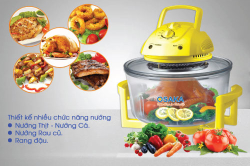 Lò Nướng Thủy Tinh Osaka CO12N (12 lít)