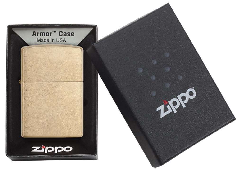 Zippo-Armor-Tumbled-Brass-28496-5