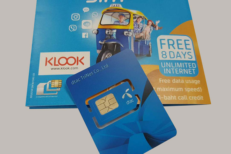 Sim 3G / 4G Thái Lan (Nhận Tại Sân Bay Ở Thái Lan)