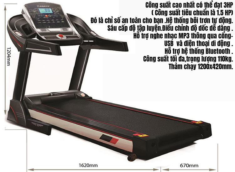 Máy Chạy Bộ Đơn Năng BG F18