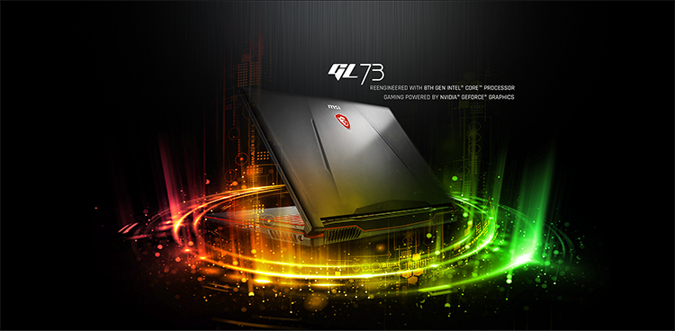 Laptop Gaming MSI GL73 8RC-230VN Core i7-8750H/ Win10 (17.3 inch) - Black - Hàng Chính Hãng