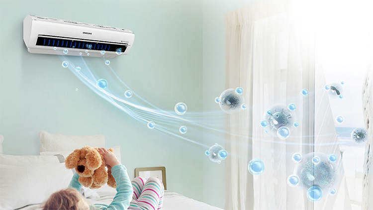 Máy Lạnh Inverter Samsung AR10MVFSBWKNSV (1.0HP)