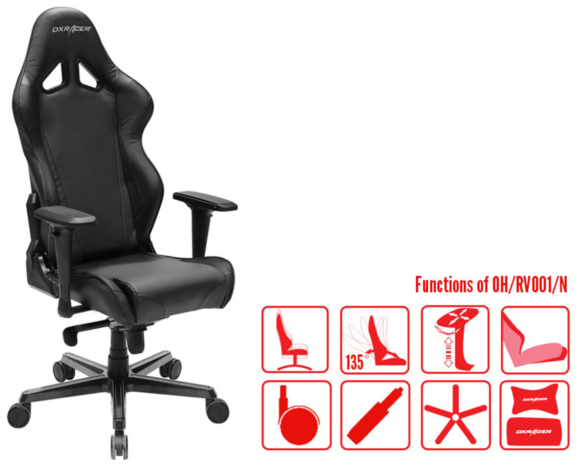 Ghế Chơi Game Racing Pro Series GC-R001-N-V2 DXRacer OH/RV001/N